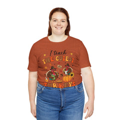 I Teach The Cutest Turkeys Teacher Appreciation T-Shirt