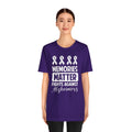 MEMORIES MATTER Fights Against Alzheimers- Unisex Jersey Short Sleeve Tee