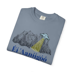 Navajo The Truth Is Out There UFO - Graphic Unisex Garment Dyed Short Sleeve Tee