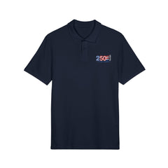250 Years of Liberty with Jets Unisex Pique Polo Shirt (Embroidery)