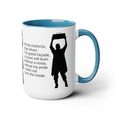 Say Anything Movie Mug, All my instincts, they return, 80s Movie Gift, Lloyd Dobler, Unique Fan Gift, Romantic Comedy, Boom Box Song, RomCom