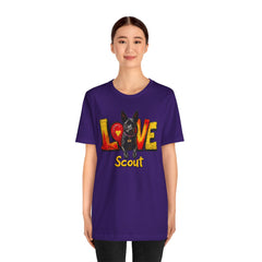 Personalized Love Your Dog T-Shirt — Designed with your dogs name and picture Graphic Tee