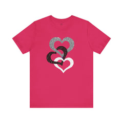 Triple Heart Design Tee