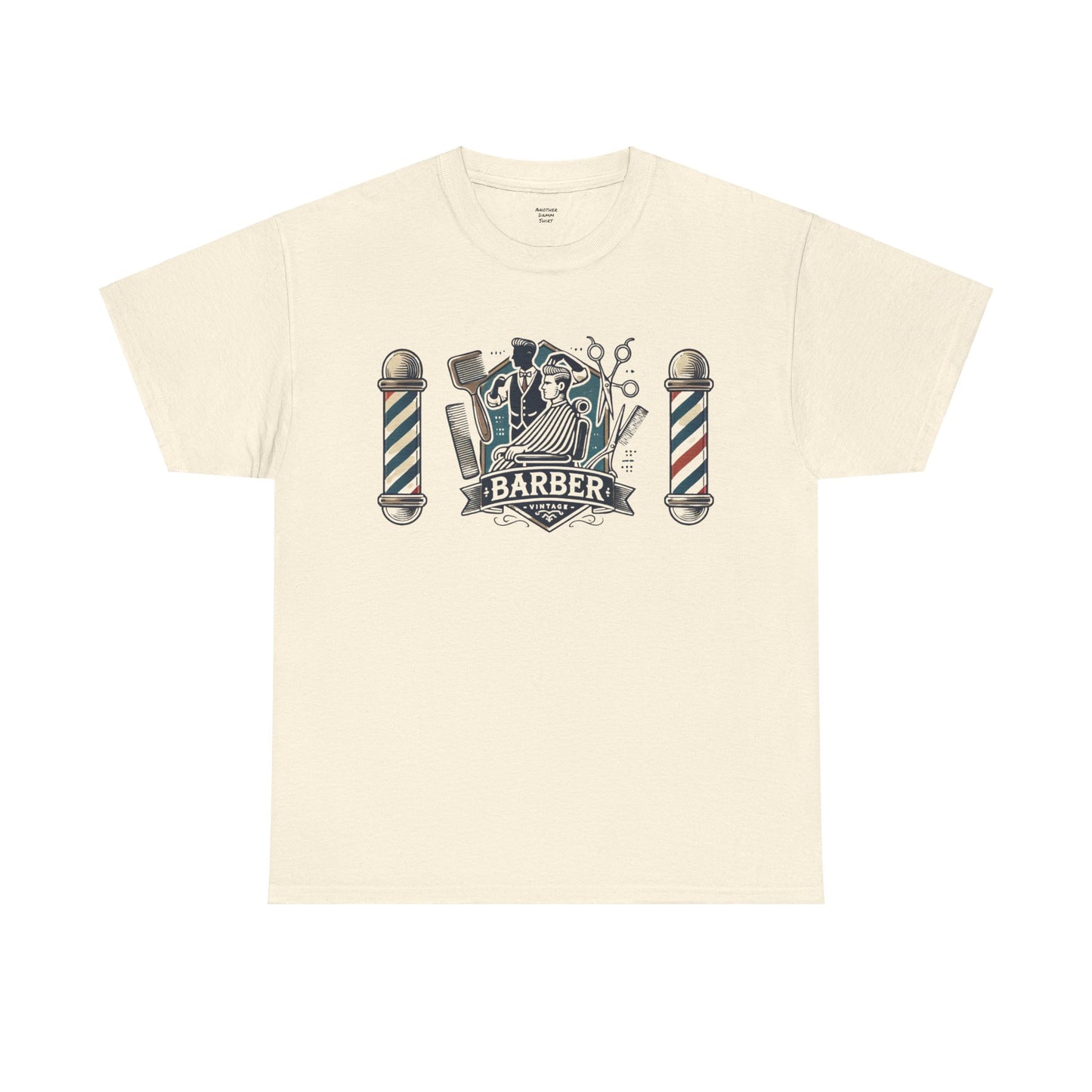 Vintage Barber - Graphic Unisex Heavy Cotton Tee