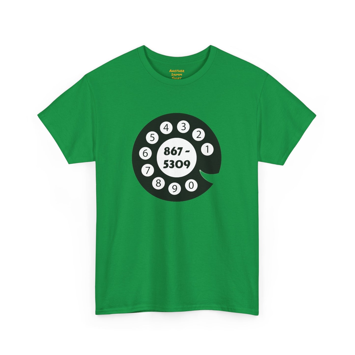 867-5309 Rotary Dial Tee: 80s Pop Music, Jenny's Number