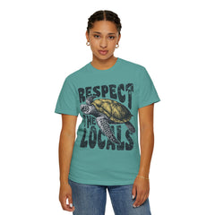 Respect the Locals T-Shirt — Sea Turtle Conservation Graphic Tee