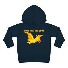 Flying high, dino-style! - Toddler Pullover Fleece Hoodie