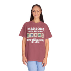 Mahjong Retirement Plan Unisex T-Shirt - Fun Gift for Friends