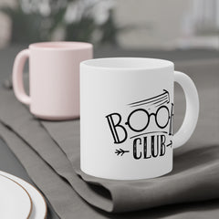 Book Club - Ceramic Mugs (11oz\15oz\20oz) Book Lover / Librarian / Unique Gift / Gift for him / Gift for Her / Cozy Reading Mug, Readers Mug