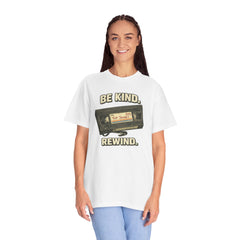 Be Kind Rewind Cassette T-Shirt — Retro 80s Vintage Tape Tee