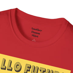 Hallo Future Pop Art Guy Unisex Softstyle T-Shirt