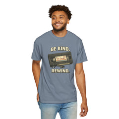 Be Kind Rewind Cassette T-Shirt — Retro 80s Vintage Tape Tee