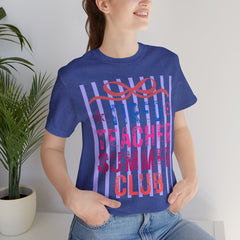 Tired Teacher Summer Club Tee
