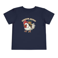 Toddler Chicken Jockey Tee - Fun Minecraft Animal T-Shirt for Kids