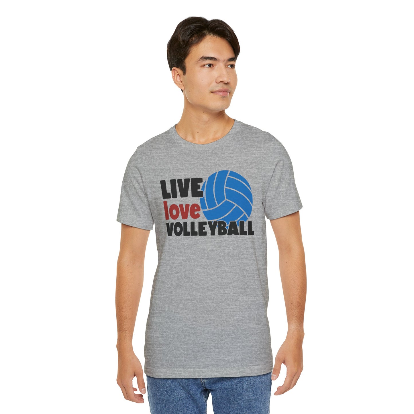 Live Love Volleyball T Shirt,gift for her,gift for him,volleyball gift,sports tee,team shirt,player gift,coach gift,Love Volleyball,Spike it