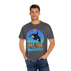 Save The Sea Pandas Comfort Colors Unisex Garment-Dyed T-shirt