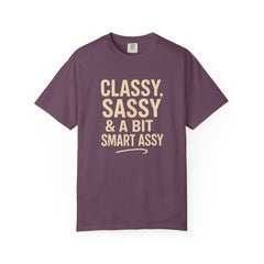 Classy Sassy T-shirt, Unisex Casual Top, Statement Tee, Gift for Her, Fashion Apparel, Birthday Humor Shirt