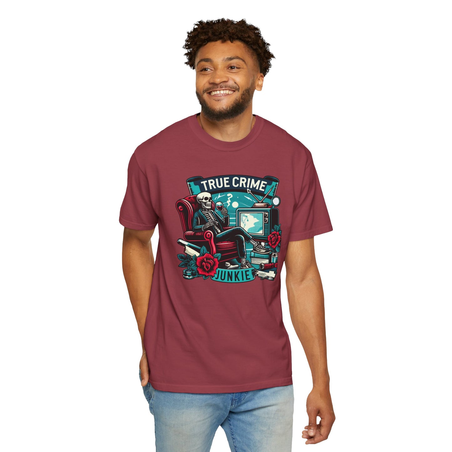 True Crime Junkie - Graphic Comfort Colors Garment Dyed tee