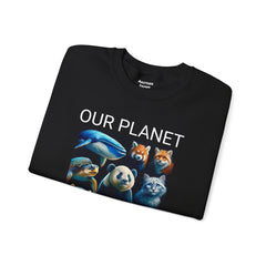 Endangered Animals Awareness Two Sided Sweatshirt