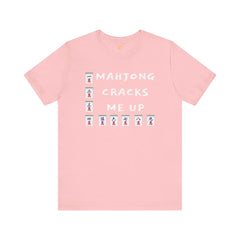 Funny Mahjong CRACK TShirt, unique mahjong gift, unisex soft Tee, gift for mahjong player, mahjong gift for her, Mahjong enthusiast present