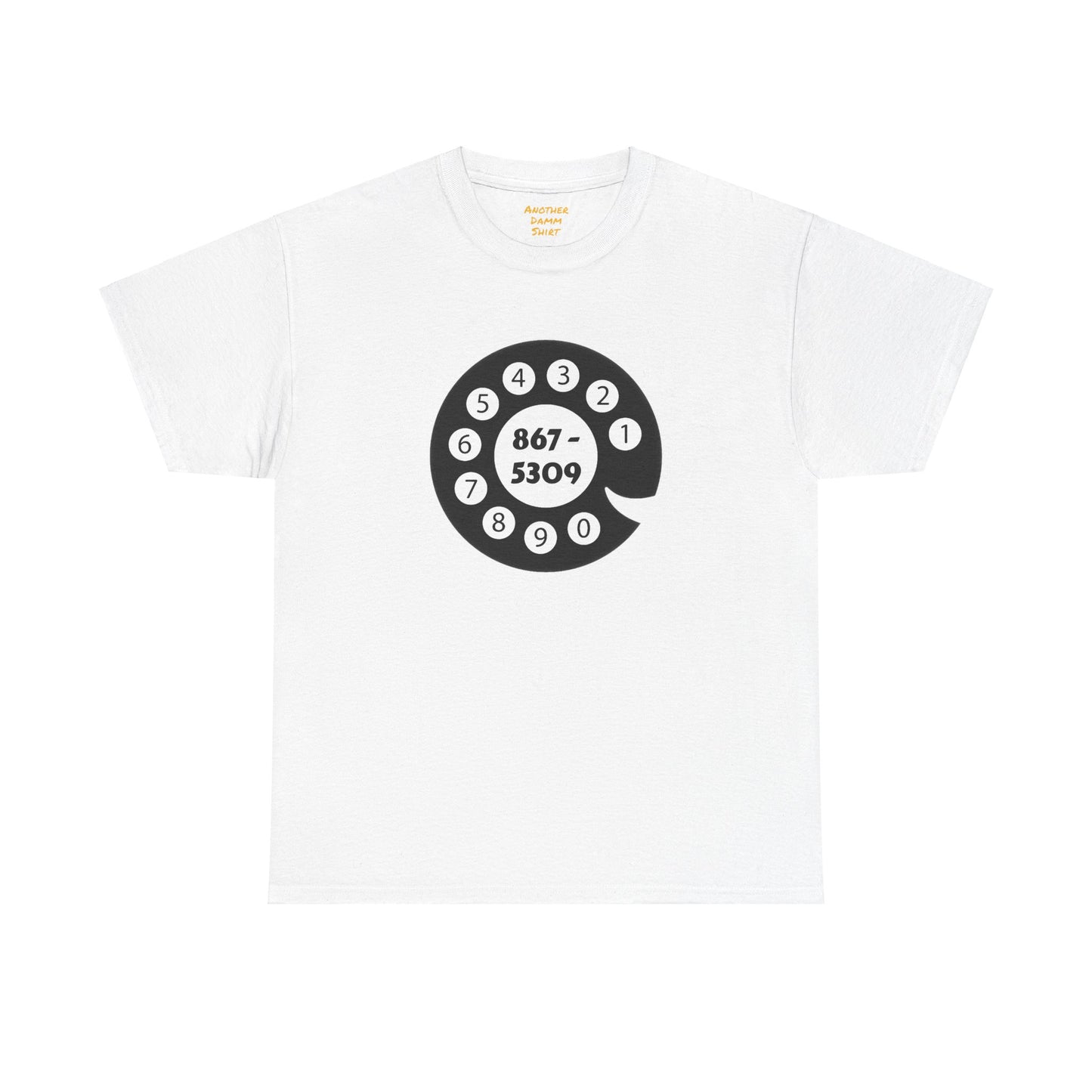 867-5309 Rotary Dial Tee: 80s Pop Music, Jenny's Number