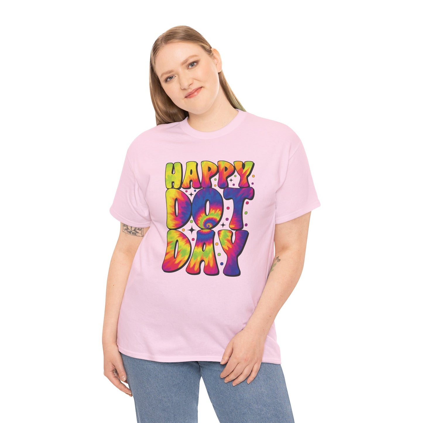 HAPPY DOT DAY - Graphic Unisex Heavy Cotton Tee