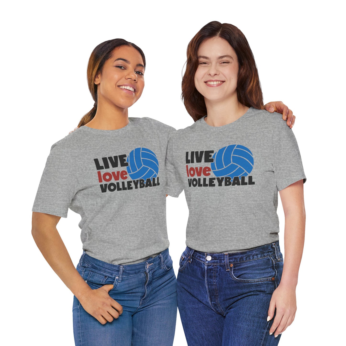 Live Love Volleyball T Shirt,gift for her,gift for him,volleyball gift,sports tee,team shirt,player gift,coach gift,Love Volleyball,Spike it