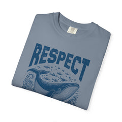 Respect the Locals Whale T-Shirt — Marine Conservation Graphic
