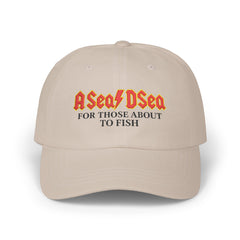 Fishing Dad Cap, A Sea D Sea Hat, Outdoor Gear, Gift for Fisherman, Adjustable Cap for Dad, Casual Style Hat