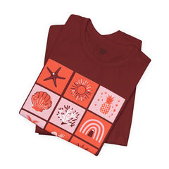 Beachy Soul Unisex Jersey Tee - Perfect Summer Vibes, Casual Wear, Gift for Beach Lovers, Vacation Outfit, Relaxed Style