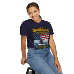 USS Theodore Roosevelt SSBN-600 T-Shirt – "Speak Softly and Carry a Big Stick" Patriotic Submarine Tee