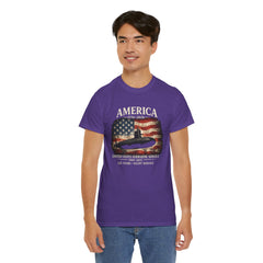 America 250th Submarine 125th Flag T-Shirt — Vintage USA Military Tee