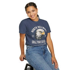Your Home Town Personalized Eagle T‑Shirt — "Small Town, Big Heart"