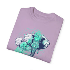 Elephants Graphic  Garment-Dyed T-shirt
