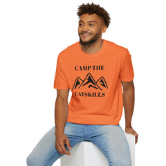 Camp The Catskillsi Unisex Softstyle T-Shirt  Catskill Mountains New York