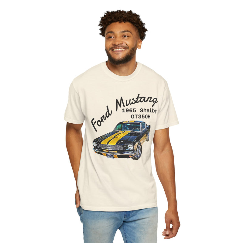 Retro Ford Mustang 1965 Shelby GT350H Unisex Comfort Colors Garment Dyed T-Shirt