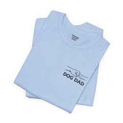 Dog Dad T-Shirt — Personalized Your Dog Image  Tee (Custom Name)