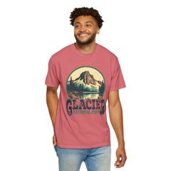 Glacier National Park Graphic, Comfort Colors Soft Relaxed Fit Unisex Garment-Dyed T-shirt