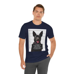 K9 Mugshot Personalized with your Dog T-Shirt