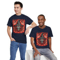 Flaming Fire Witch - Graphic Unisex Heavy Cotton Tee