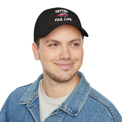 Vetted For Life Hat — Vintage Red Car Baseball Cap