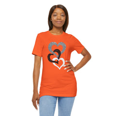 Triple Heart Design Tee