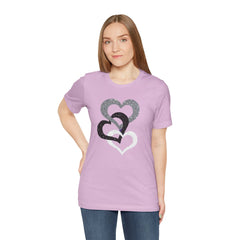 Triple Heart Design Tee