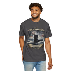USS George Washington SSBN 598 Submarine T-Shirt with a quote from its namesake