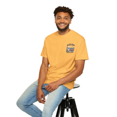 Where the Road Ends Long Island Unisex Garment-Dyed T-shirt