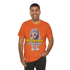 My Therapist Has A Wet Nose Personalized with your dog(s) image T-Shirt