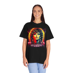 80s Music Love Is A Battlefield - Graphic Comfort Colors Garment Dyed Shirt