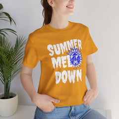 Summer Meltdown Graphic Tee — "Summer Melt Down" Sun Design