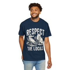 Alligator and Manatee Respect the Locals T-Shirt — Vintage Beach Vibes Graphic Tee