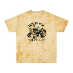 This Is How I Roll - Tractor Graphic Unisex Color Blast T-Shirt
